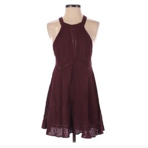 Intimately Free People | Maroon Racerback Tunic Sm